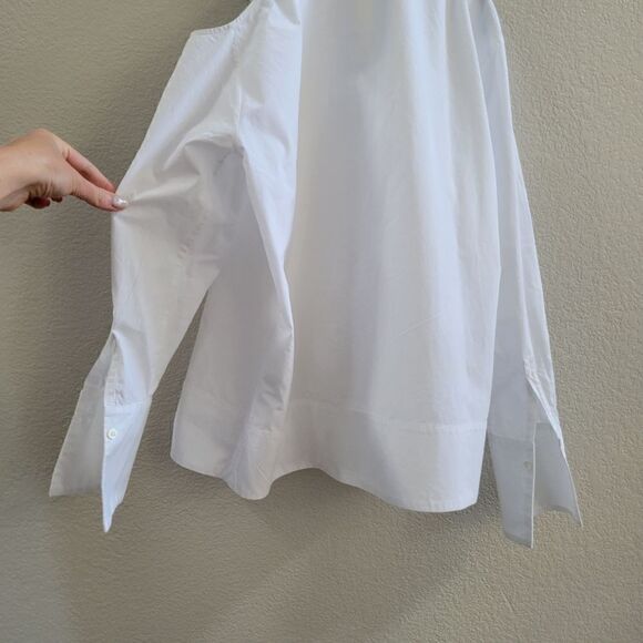Eudon Choi shirt open shoulder Top size 6 S - Picture 5 of 12